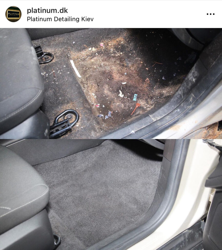 хімчистка салону автомобіля - детейлінг студія в м.Київ Platinum Detailing Kiev 