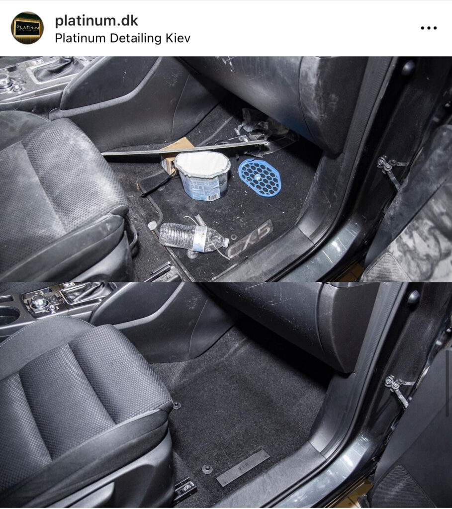 хімчистка салону автомобіля - детейлінг студія в м.Київ Platinum Detailing Kiev 